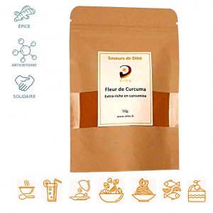 Fleur de curcuma - Sélection Safran d'Anduze