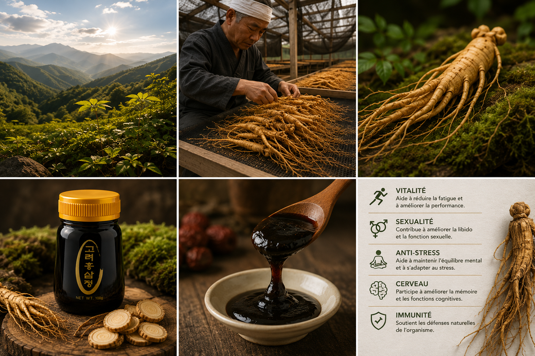 Ginseng rouge de Corée - Racine de Panax Ginseng Meyer