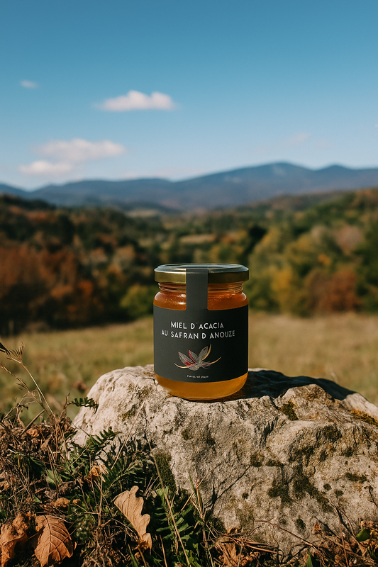 Miel d’Acacia au Safran Bio d’Anduze - Le trésor méconnu des Cévennes