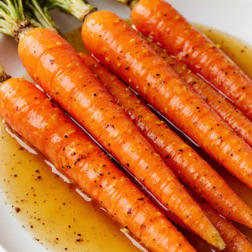 Recette au sirop de safran bio artisanal: Les carottes glacées au safran