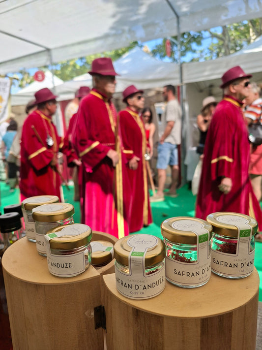 Safran d’Anduze à la Fête du vin d’Uzès – safran bio des Cévennes