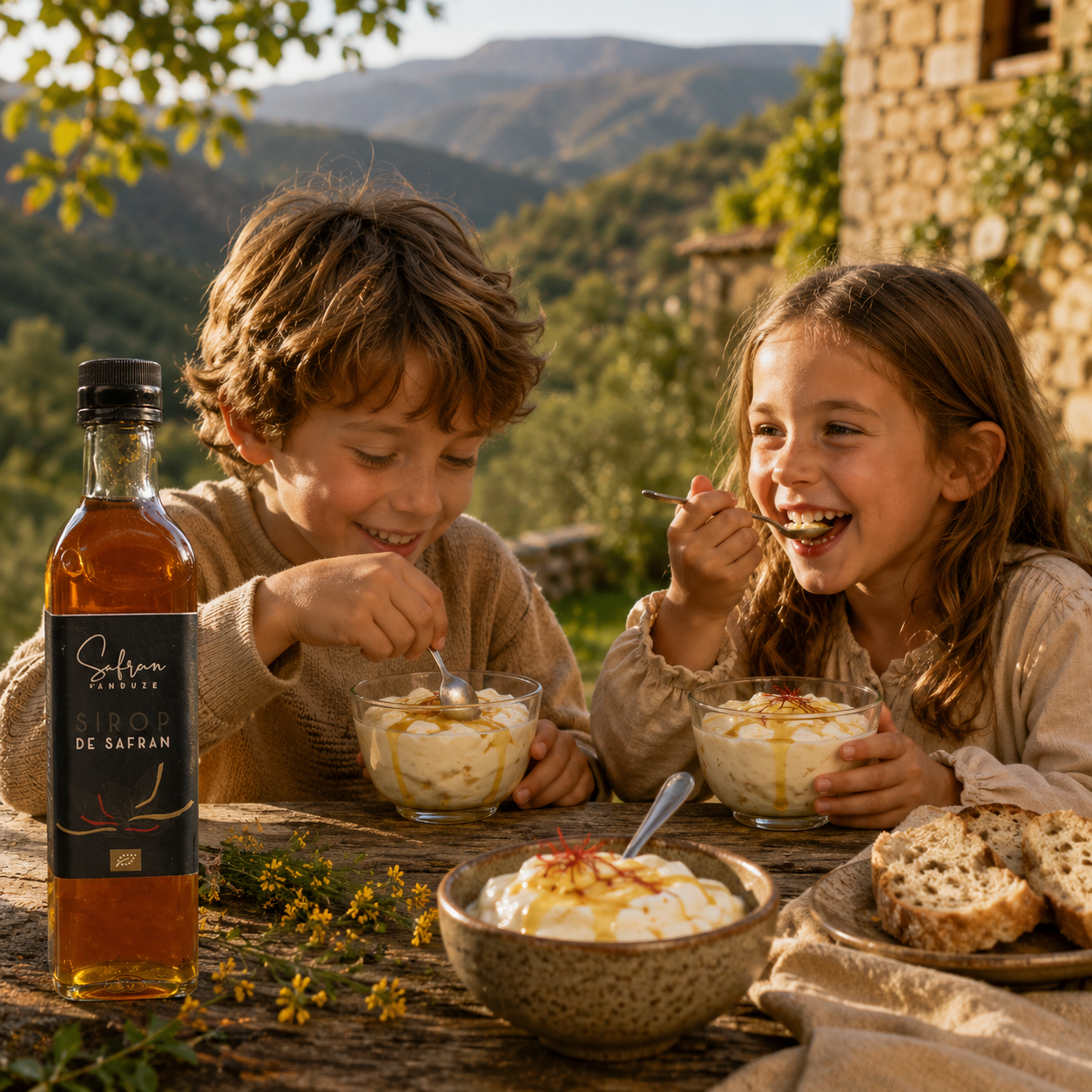 Sirop de safran bio artisanal