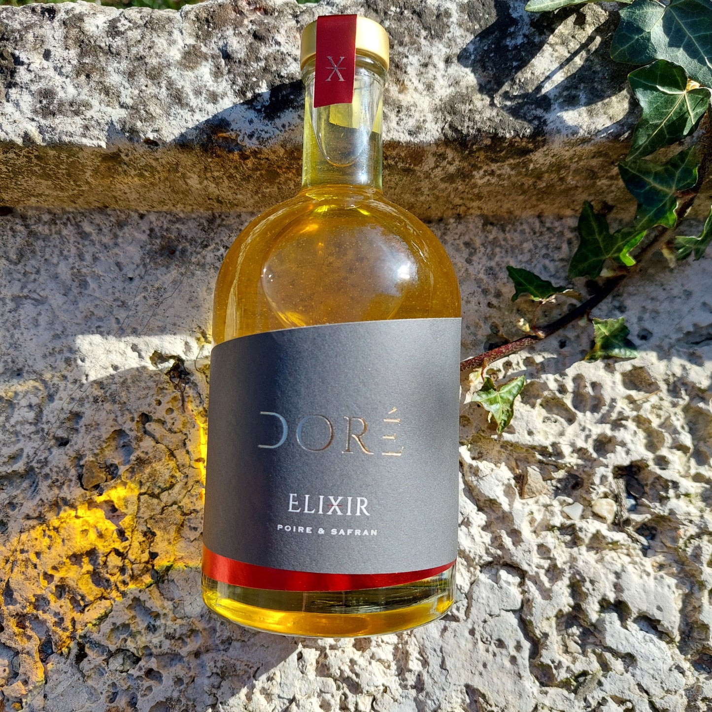 Liqueur au safran bio - Liqueur de poires des Cévennes au safran bio d'Anduze - Direct producteur