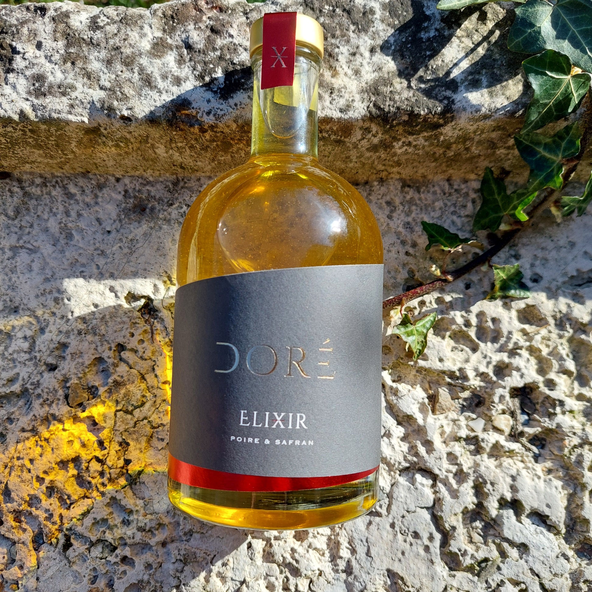 Liqueur au safran bio - Liqueur de poires des Cévennes au safran bio d'Anduze - Direct producteur