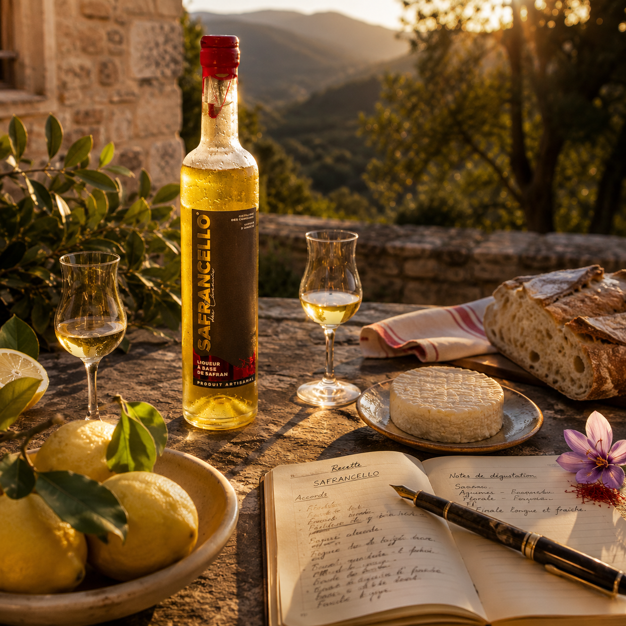 Safrancello - Le limoncello artisanal au safran bio