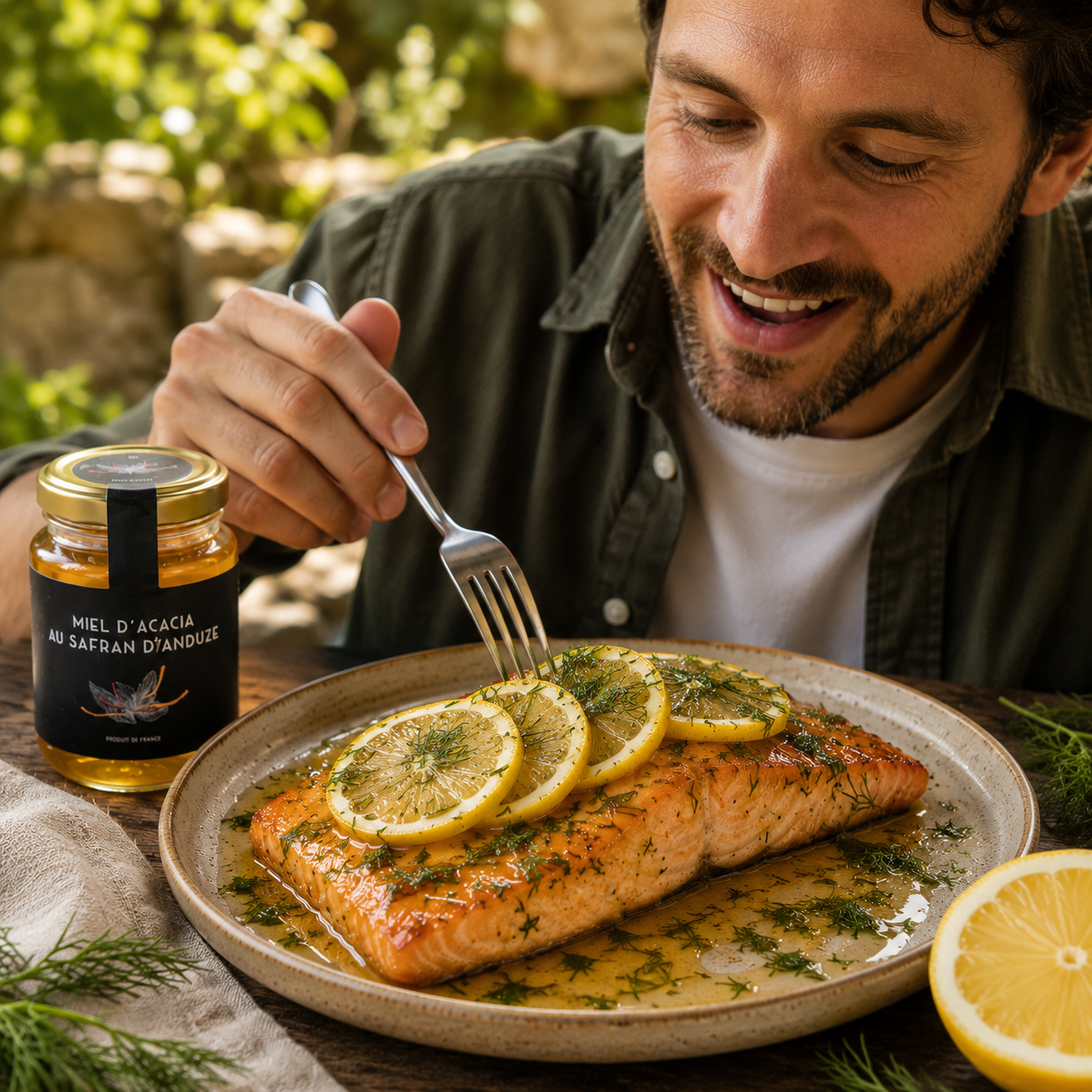 Miel au safran bio français