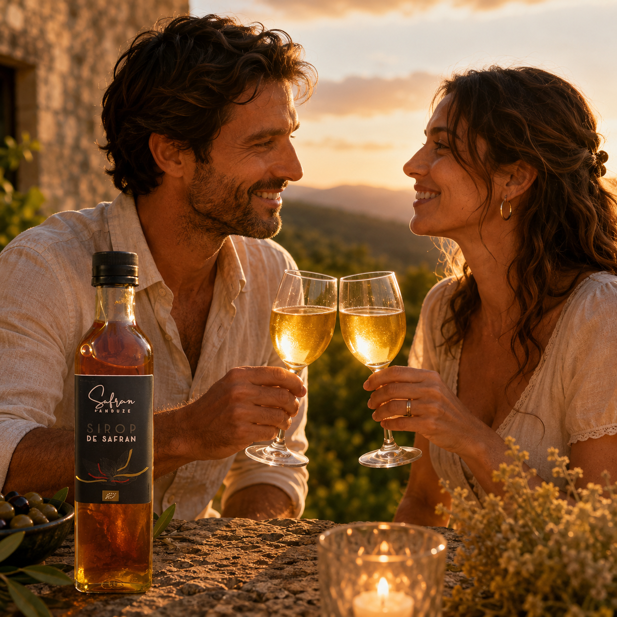 Sirop de safran bio artisanal