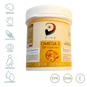 Omega 3 naturels et purs - Haute teneur en EPA et DHA - Sans contaminants: sans PCB, sans métaux lourds...